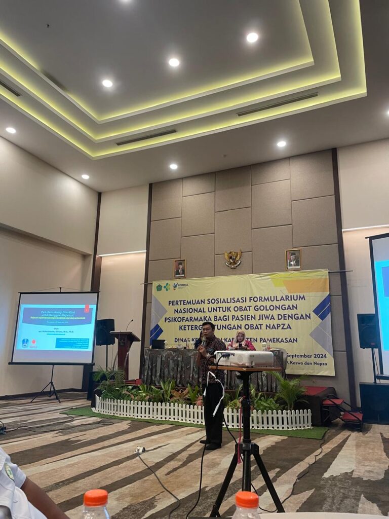 SOSIALISASI FORMULARIUMNASIONAL UNTUK OBAT GOLONGAN PSIKOFARMAKA BAGI PASIENJIWA DENGAN KETERGANTUNGAN OBAT NAPZA