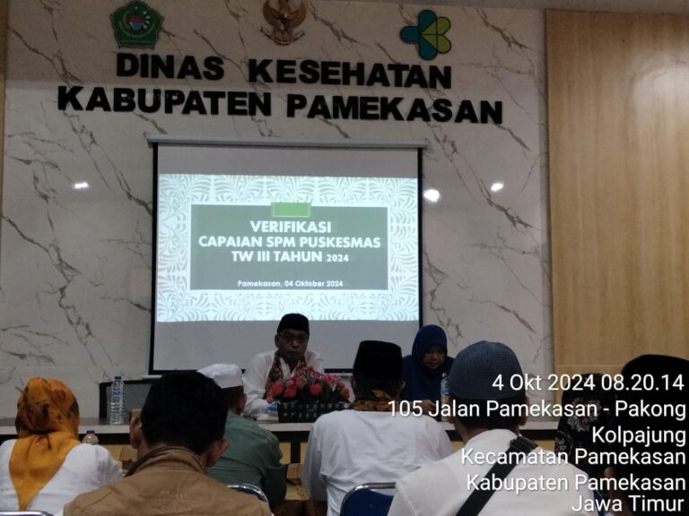 VERIFIKASI CAPAIAN SPM PUSKESMAS TW III TAHUN 2024