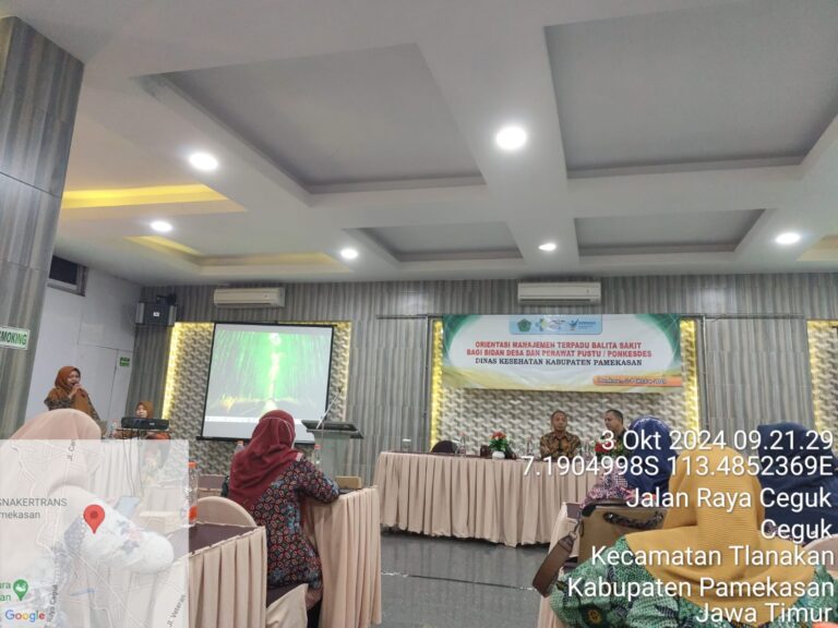 Pertemuan Orientasi Manajemen Terpadu Balita Sakit Bagi Bidan Desa dan Perawat Pustu/Ponkesdes